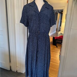 Vintage Navy Leslie Fay Dress